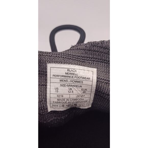 Merrell Gridway Sneaker Shoes Black Size 13 US Knit Lace Up Low Top - Picture 11 of 16